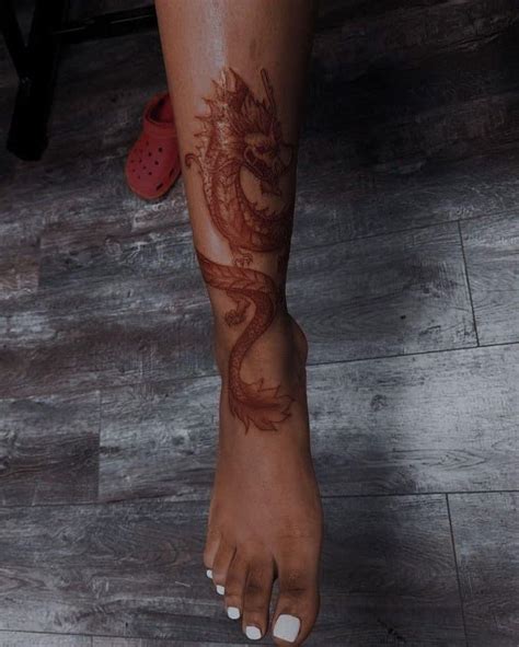 dragon foot tattoo|protective dragon tattoo.